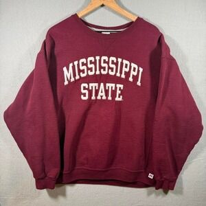 Vintage Mississippi State Bulldogs Crewneck Sweatshirt Russel Athletic XL